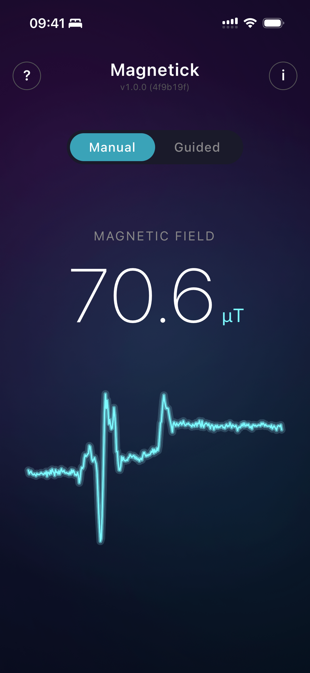 Magnetick live magnetic field reading